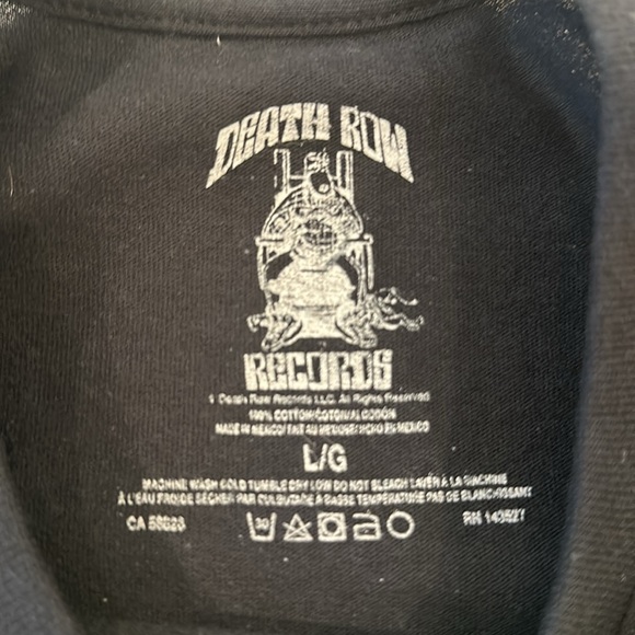 Death Row Records Skeleton Glow in the Dark Tee - Picture 3 of 3